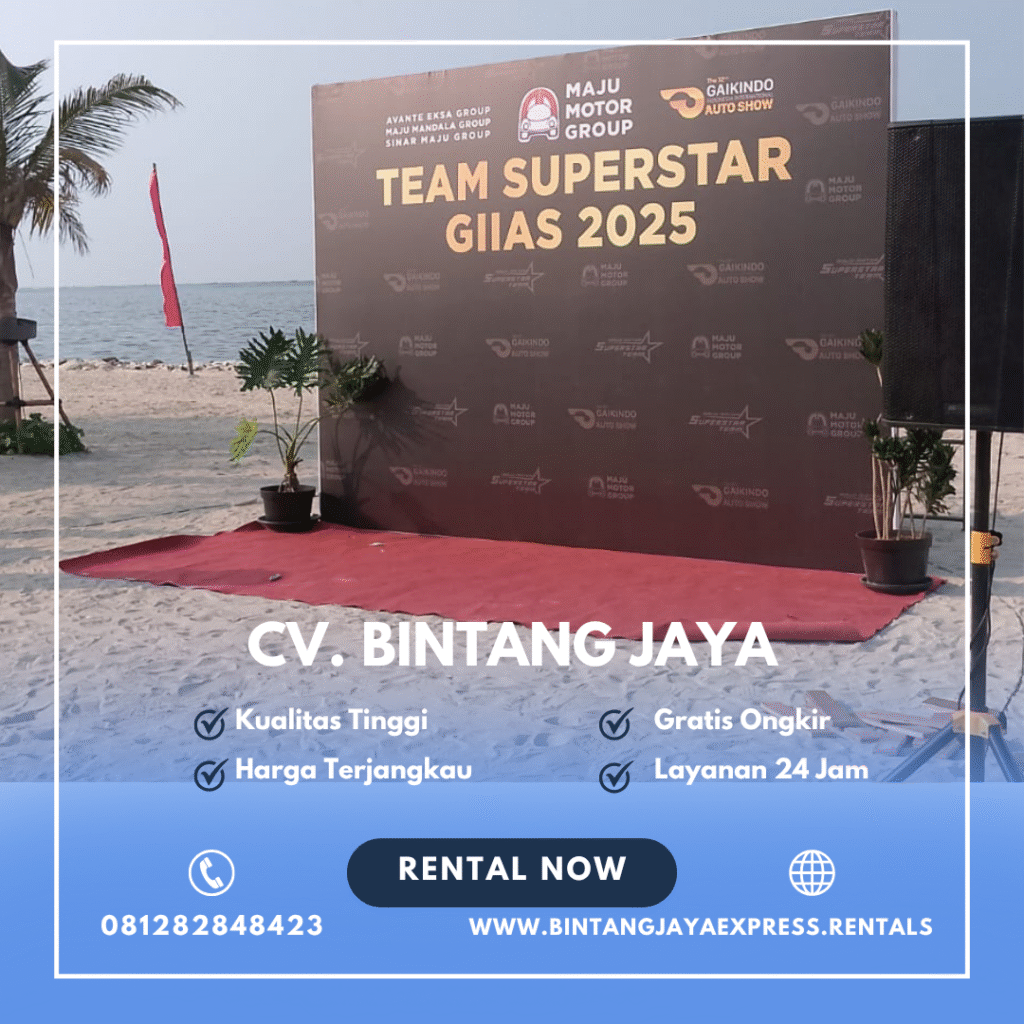 Persewaan Backdrop Custom Multiplek Free Setting Jakarta