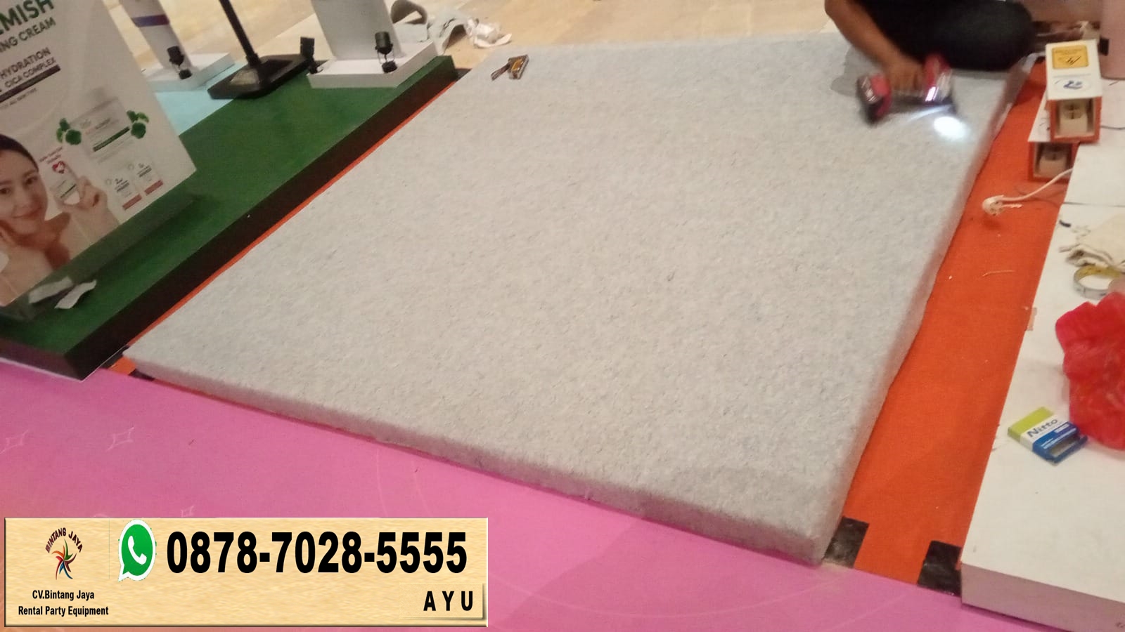 Rental Leveling Cover Karpet Bogor