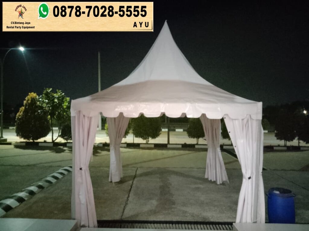 Rental Tenda Sarnafil Kerucut Dan Konvensional Serut Jakarta