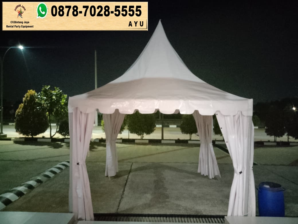 Rental Tenda Sarnafil Kerucut Dan Konvensional Serut Jakarta