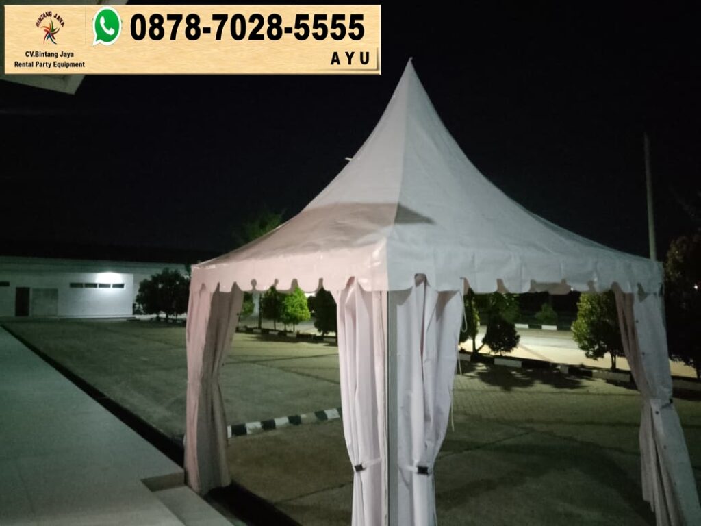 Rental Tenda Sarnafil Kerucut Dan Konvensional Serut Jakarta