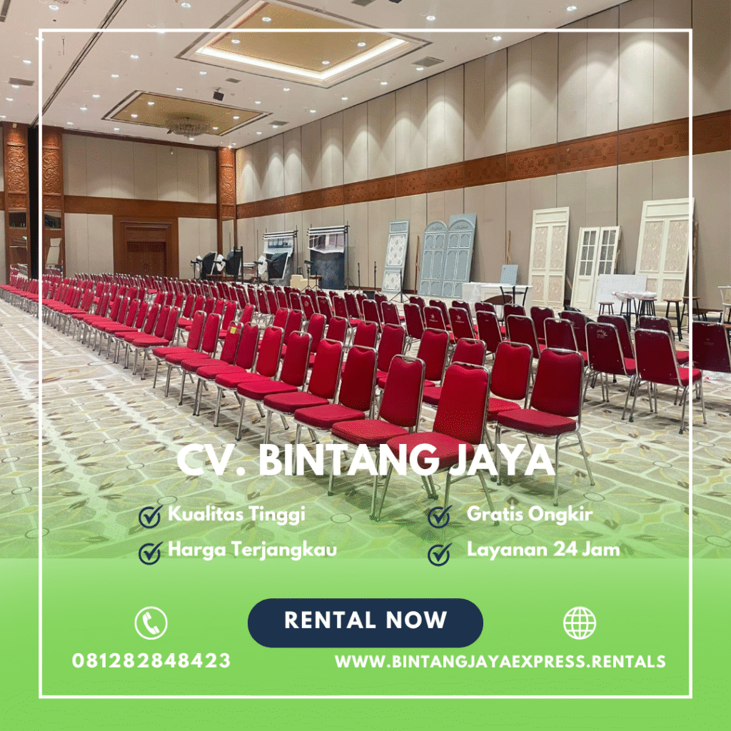 Sewa Kursi Stainless Busa Tebal Event Grand Sedayu Mall Jakarta