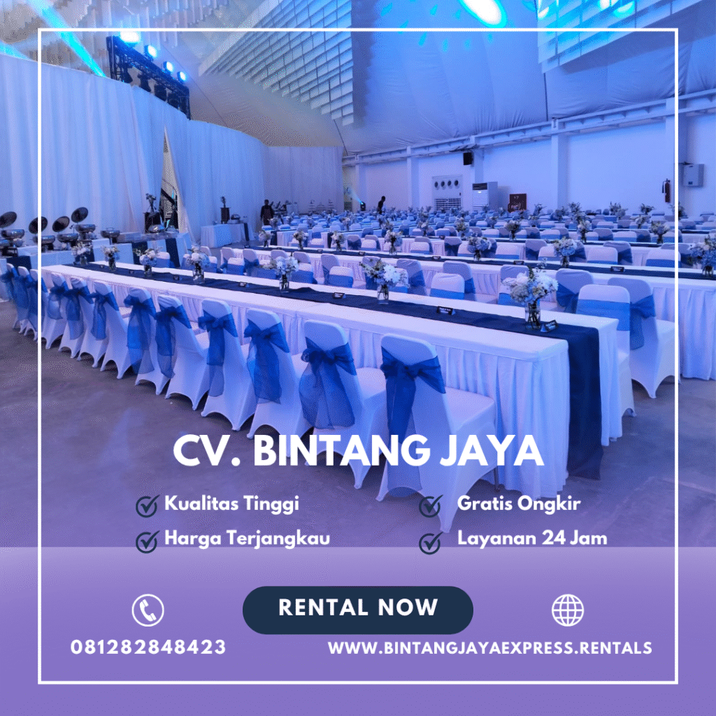 Sewa Long Table Dan Kursi Susun Cover Terlengkap Di Bandung