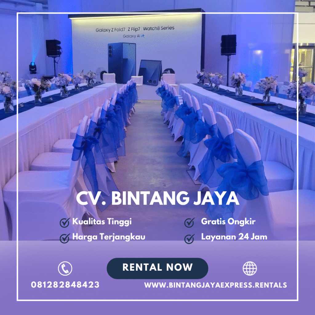 Sewa Long Table Dan Kursi Susun Cover Terlengkap Di Bandung