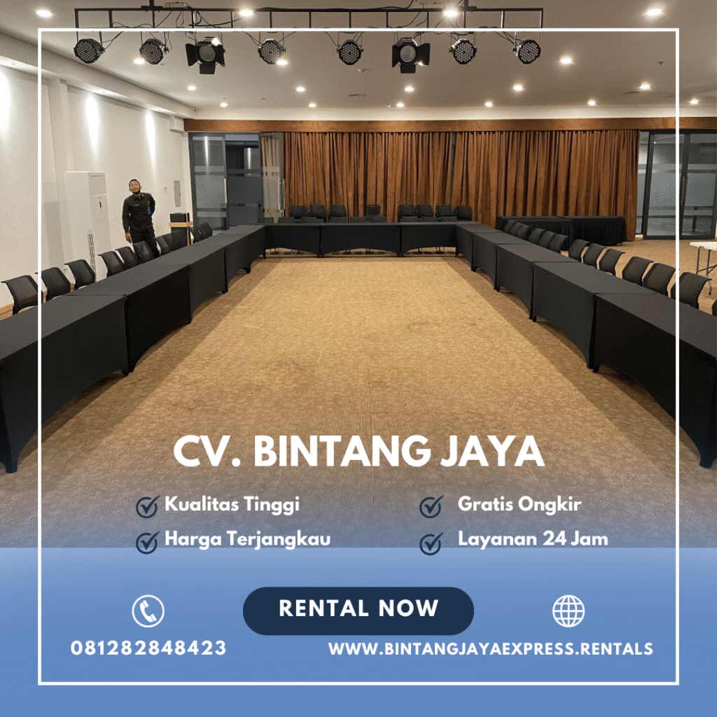 Sewa Meja Ibm 45x180cm Bogor