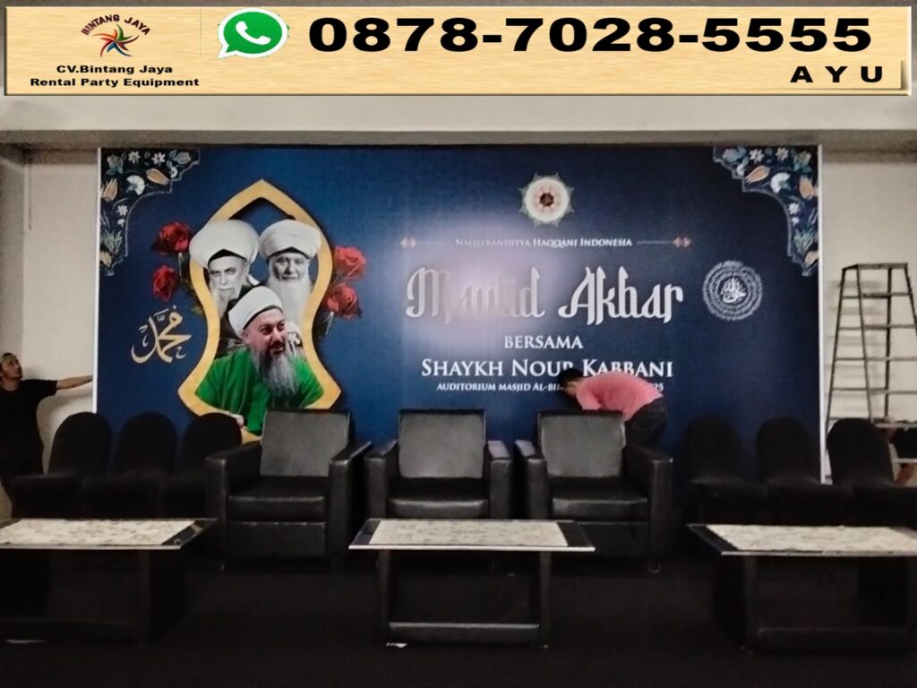 Pusat Rental Meja VIP Kaca Frame Stainless Jakarta