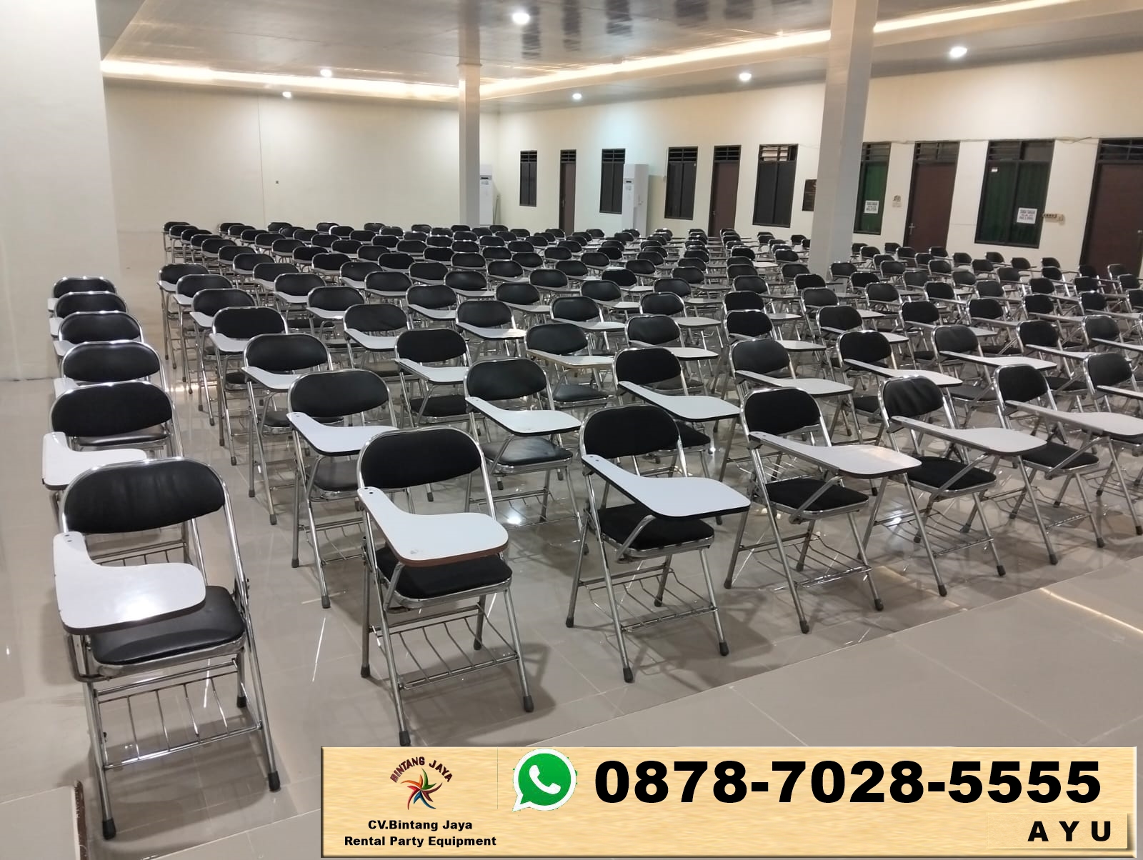 Rental Aneka Kursi Kuliah Futura Dan Kursi Test Jakarta