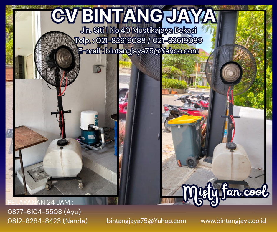PUSAT JASA SEWA MISTY FAN KIPAS UAP AIR SEJUK JAKARTA