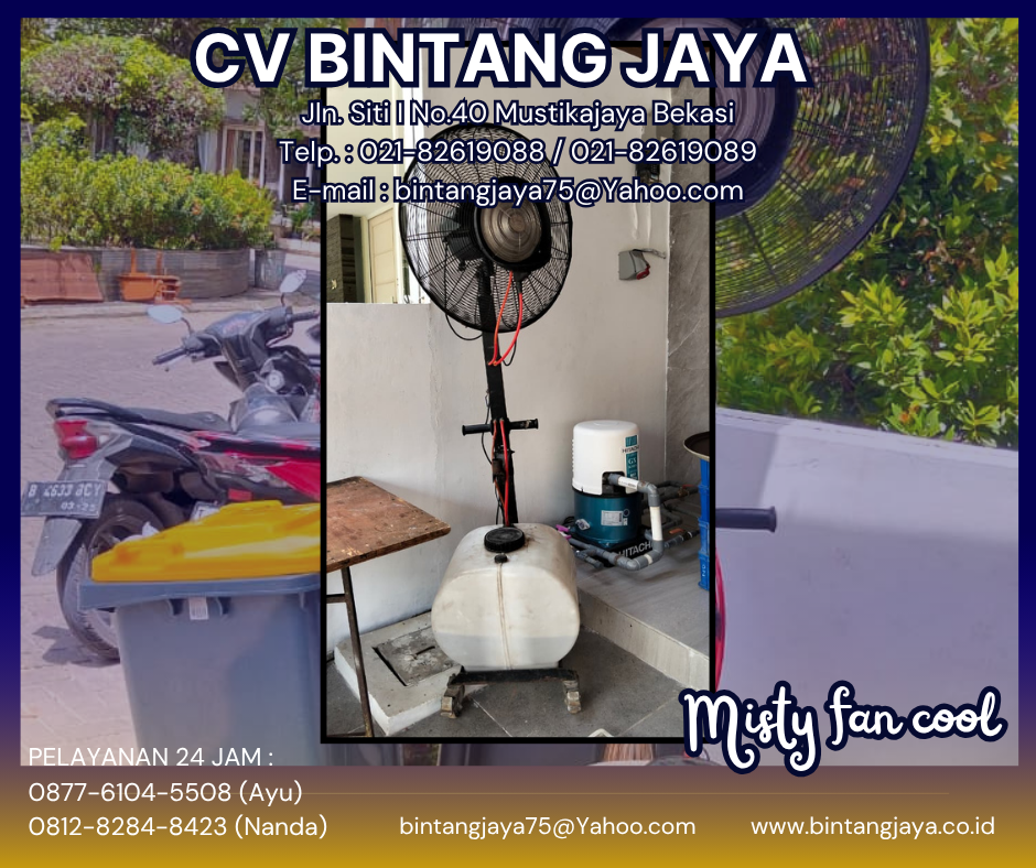 PUSAT JASA SEWA MISTY FAN KIPAS UAP AIR SEJUK JAKARTA