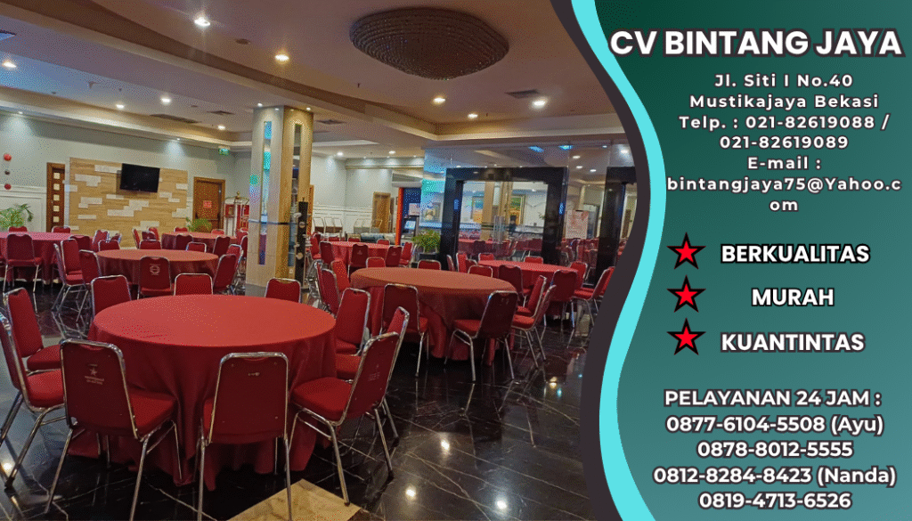 RENTAL ROUND TABLE DAN KURSI SUSUN POLOS JAKARTA