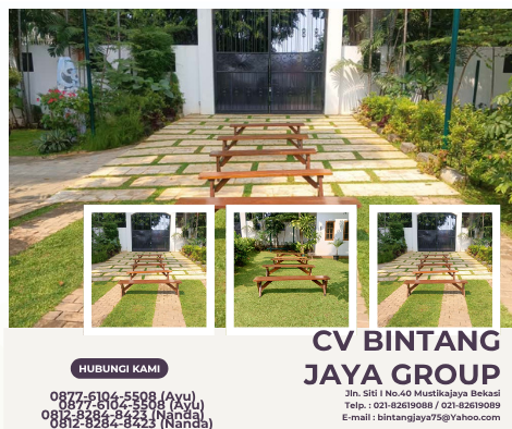 JASA SEWA BANGKU TAMAN KAYU TYPE EXTRA BOGOR