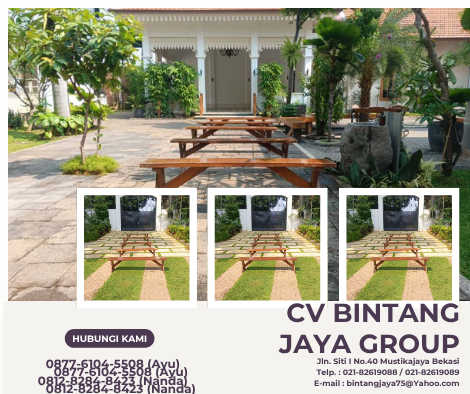 JASA SEWA BANGKU TAMAN KAYU TYPE EXTRA BOGOR