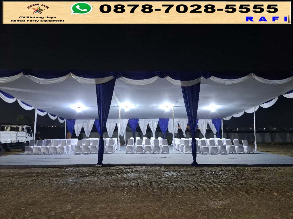 Jasa Sewa Tenda Dekorasi Plafon Putih Dan Poni Rumbai Jakarta