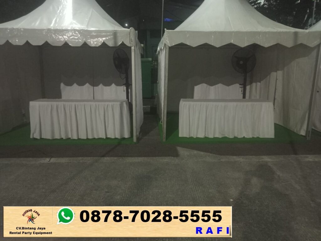 Layanan Sewa Tenda Kerucut Event Bazar Jaksel