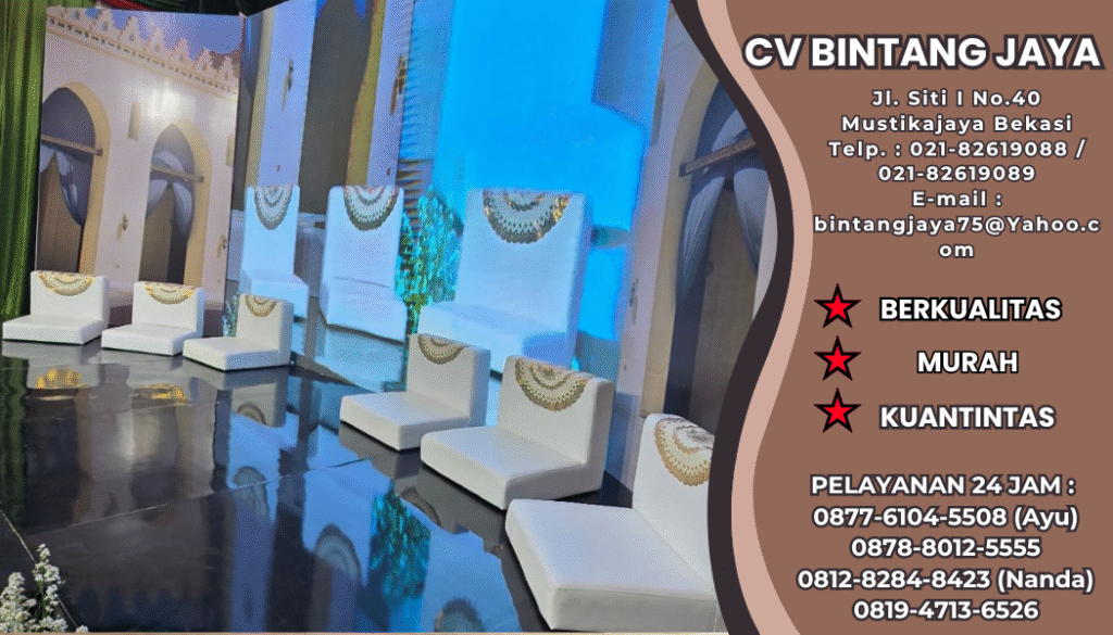 PUSAT SEWA SOFA LESEHAN PUTIH KARAWANG