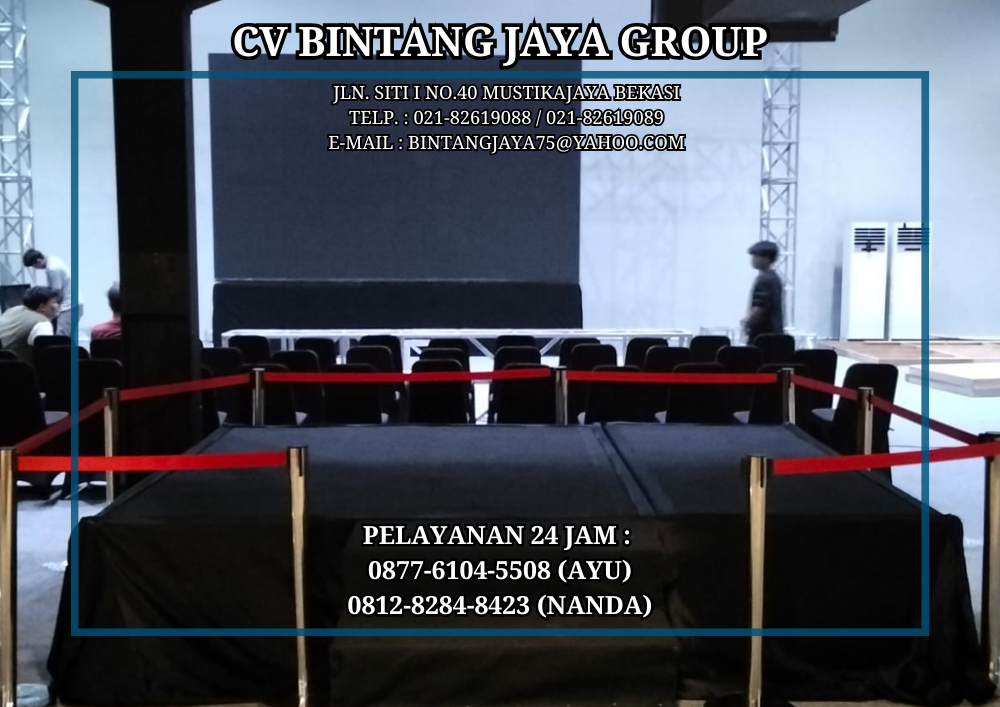 RENTAL SEWA ROPE STAND PITA MERAH BOGOR