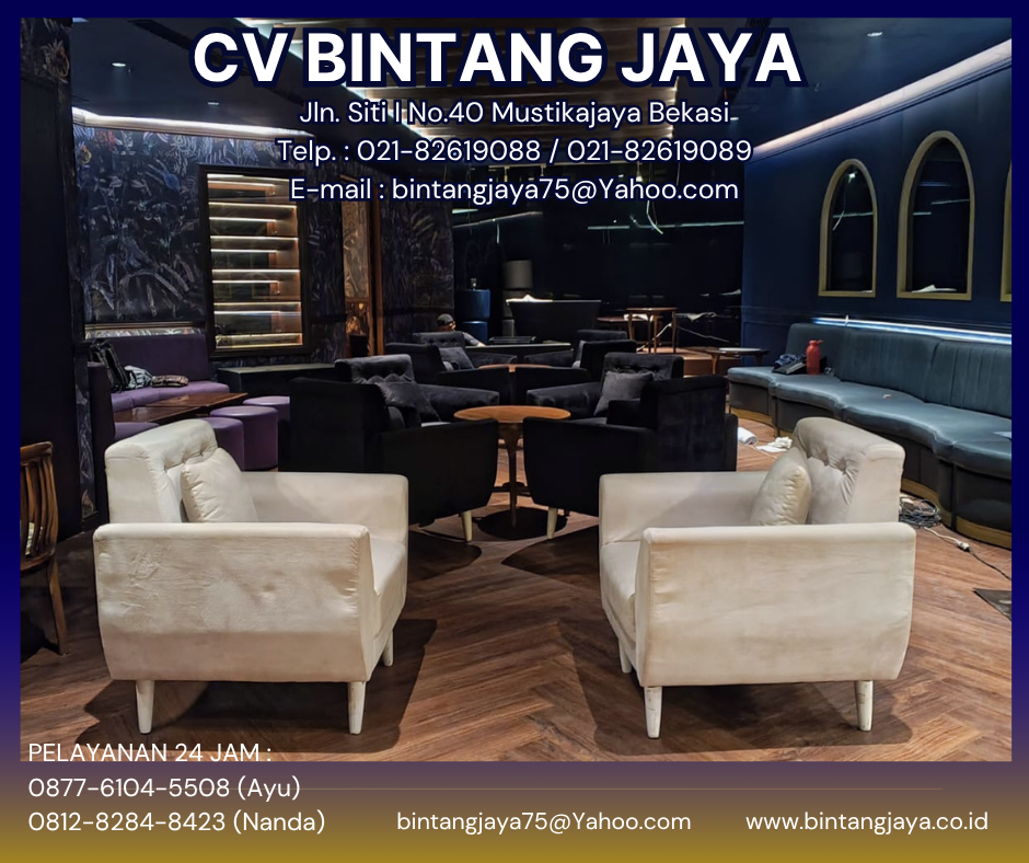 RENTAL SOFA KAKI KAYU EVENT MULTIVISION TOWER JAKARTA