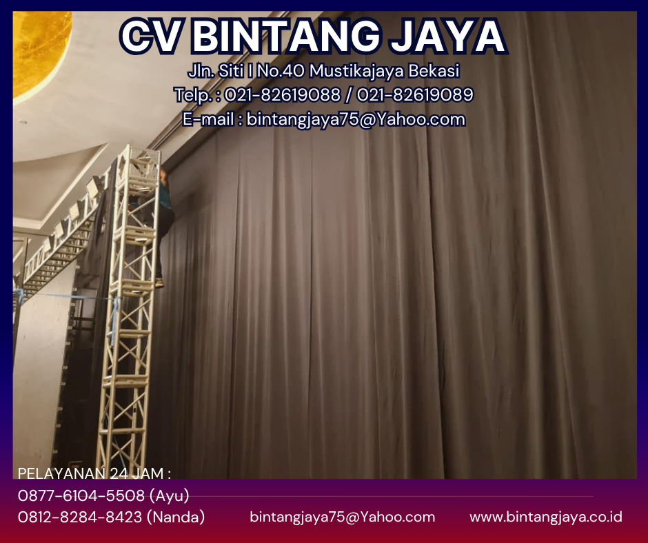 SEWA KARPET DAN TIRAI HITAM JAKARTA