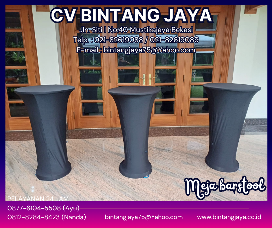 SEWA MEJA BARSTOOL DENGAN MEJA IBM KURSI TIFFANY JAKARTA