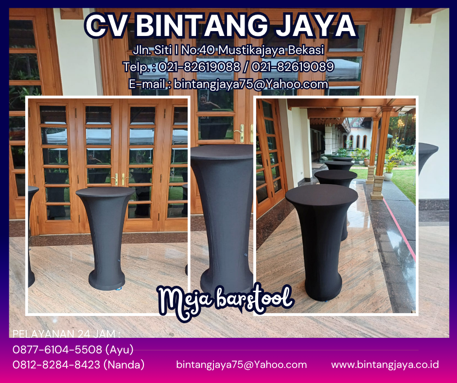 SEWA MEJA BARSTOOL DENGAN MEJA IBM KURSI TIFFANY JAKARTA