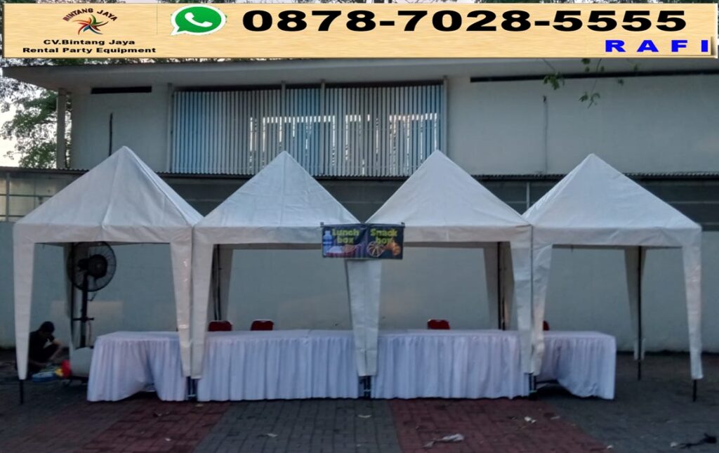 Jasa Sewa Tenda Bazar Kerucut Putih Jakarta