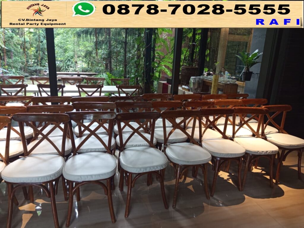Rental Kursi Type Cross Back Tiffany Dan Olivia Area Jakarta
