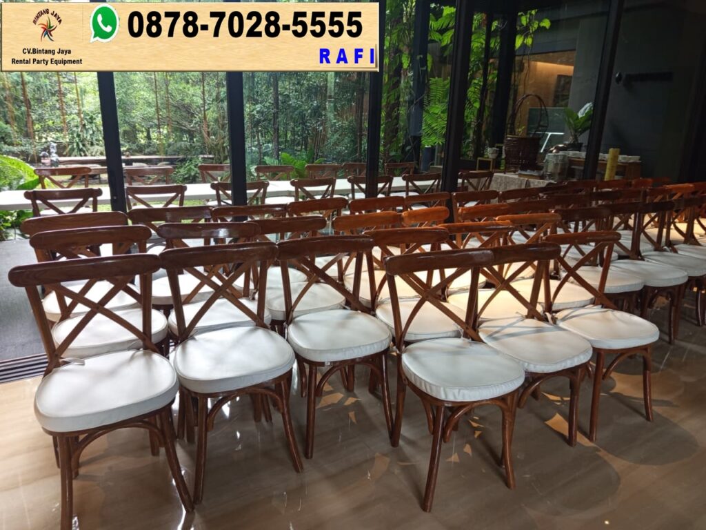 Rental Kursi Type Cross Back Tiffany Dan Olivia Area Jakarta