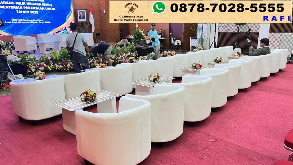 Rental Sofa Type Oval Kotak Dan Kursi Futura Polos Jakarta