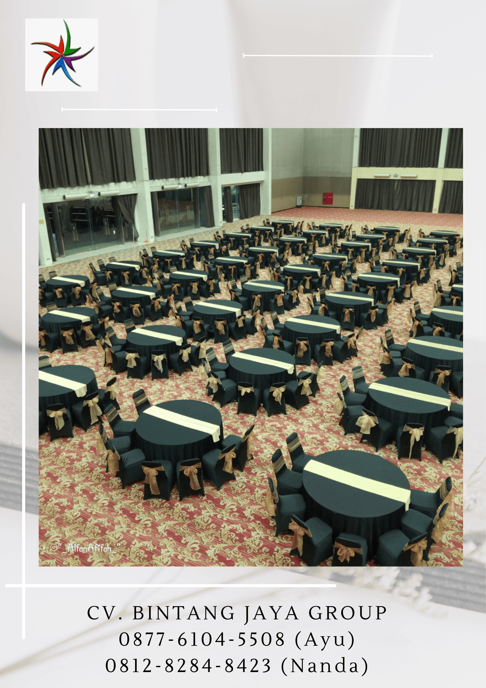 Sewa Meja Round Table Event Ecovension Ancol