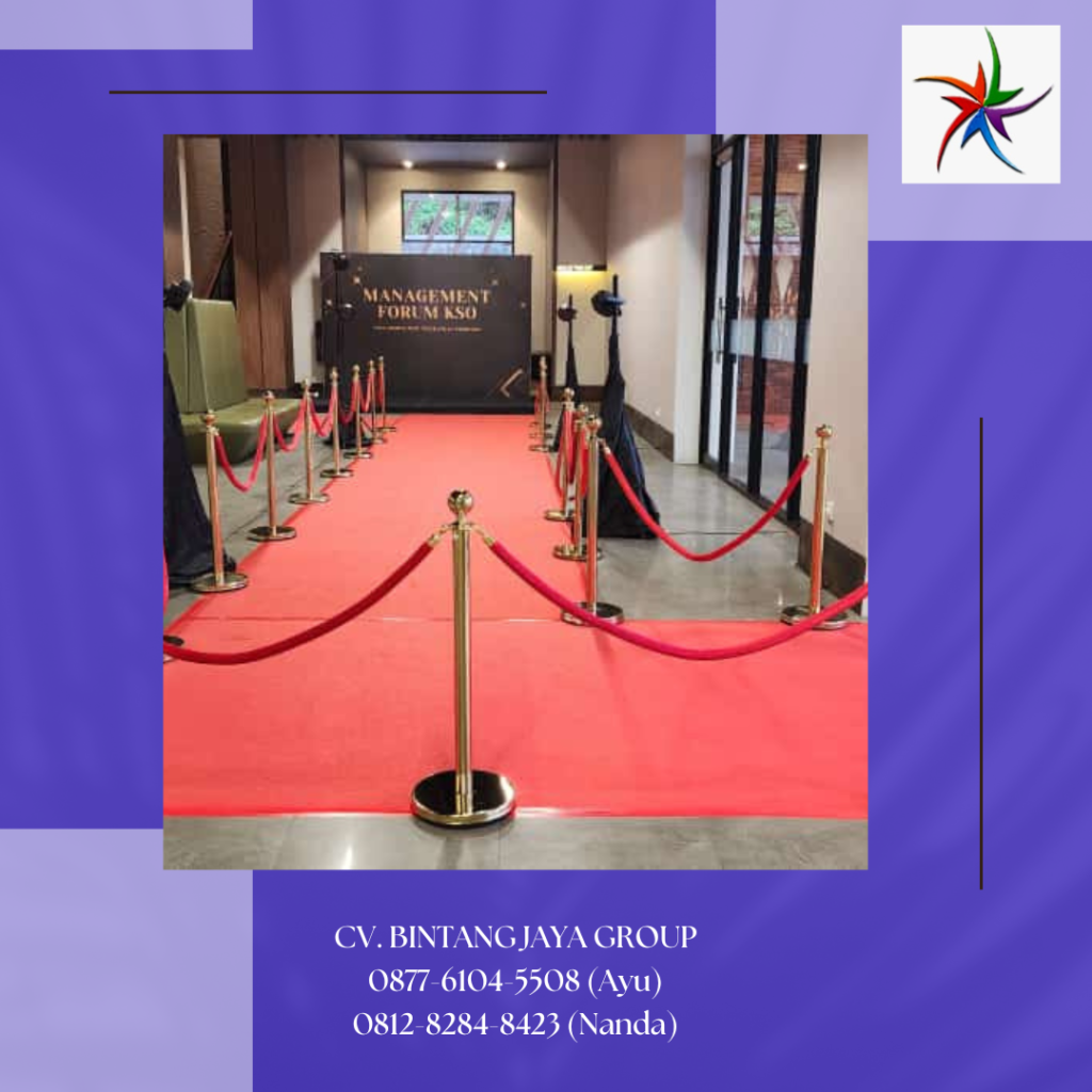 Sewa Meja Kursi VIP Dan Pagar Pembatas VIP Area Jakarta