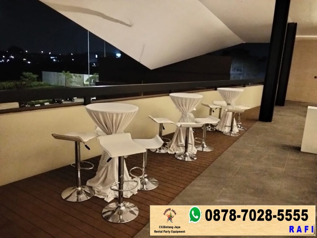 Rental Kursi Bar Senderan Dan Cross Back Event Bapenas Jakarta