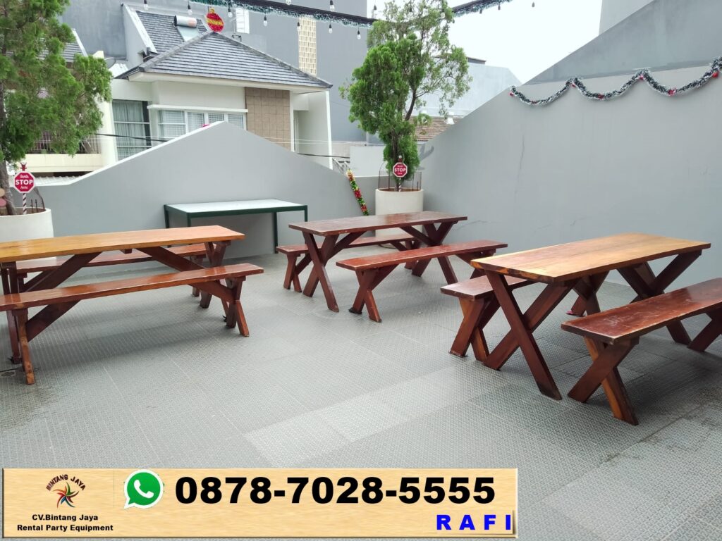 Rental Meja Bangku Taman Dan Panggung Event Cikini 82 Jakarta