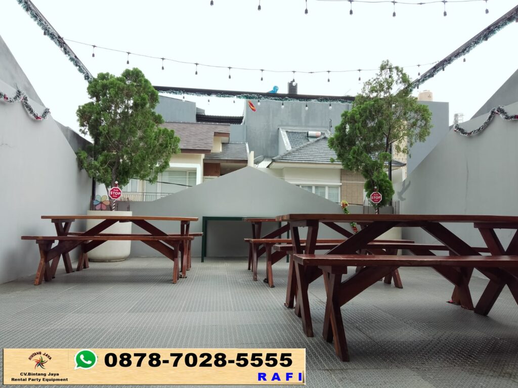 Rental Meja Bangku Taman Dan Panggung Event Cikini 82 Jakarta