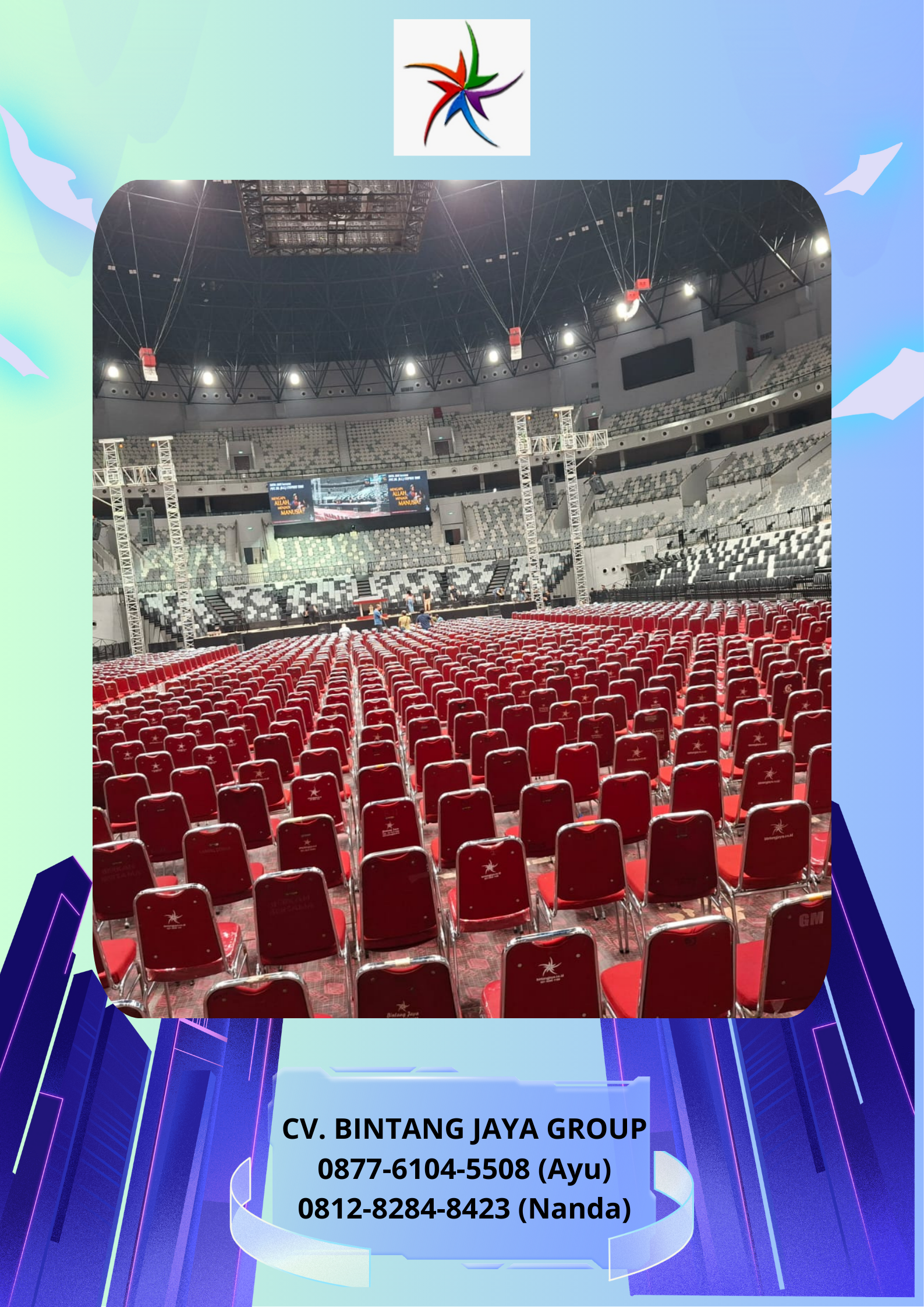 Sewa Kursi Event Type Futura Polos Area Jakarta