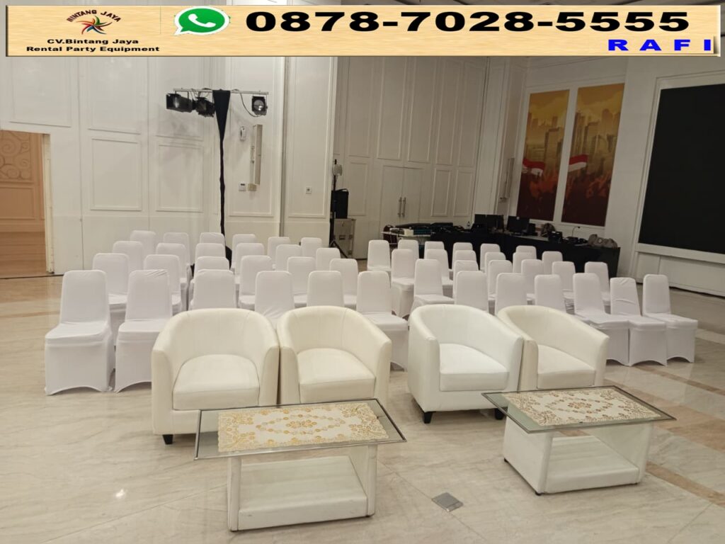 Sewa Kursi Sofa Oval Dan Meja Kaca Area Jakarta