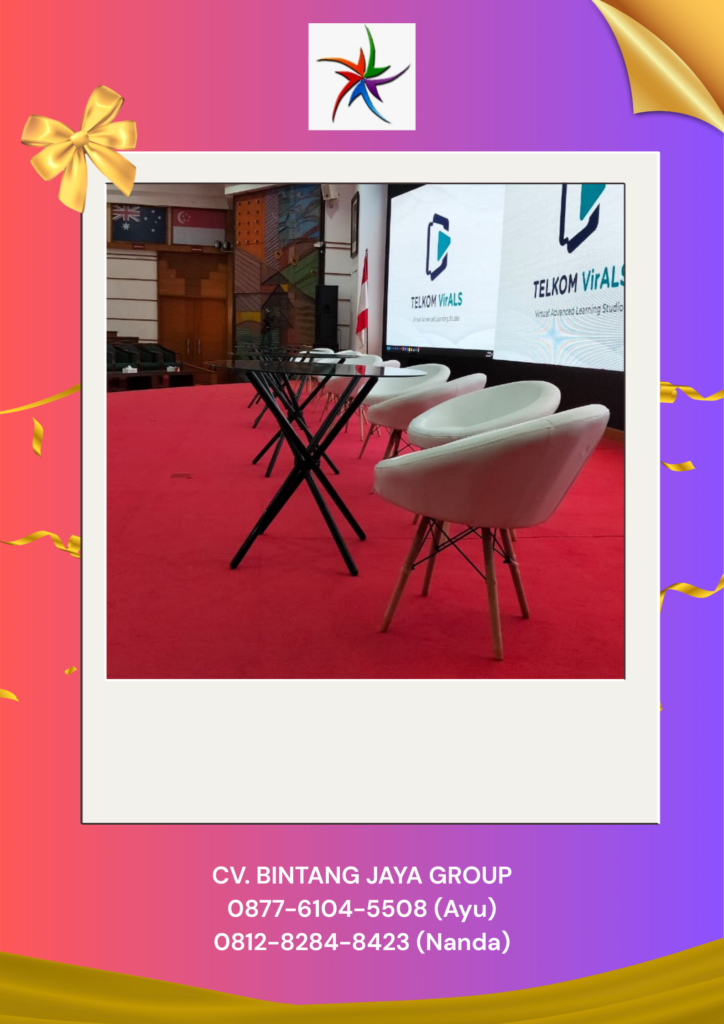 Sewa Sofa Queen, Meja Dealing Kaca Event Bandung