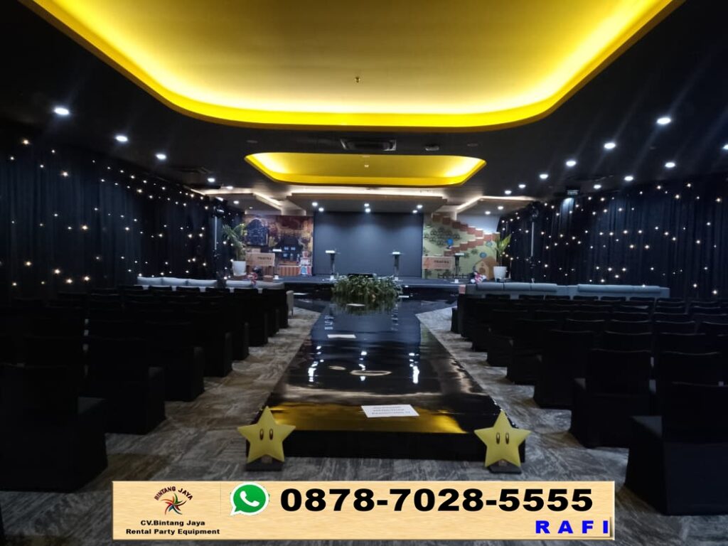Sewa Tirai, Round table Dan Kursi Plus Cover Event PTIK Jakarta