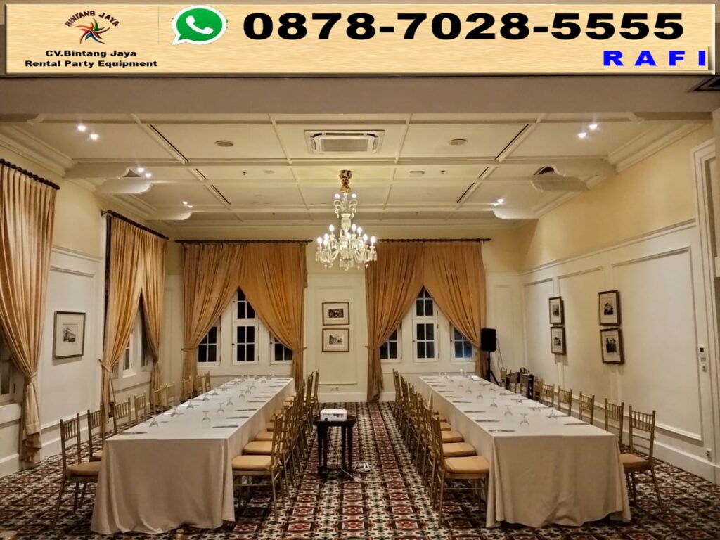 Jasa Sewa Tiffany Kayu Set Meja Panjang Di Jakarta