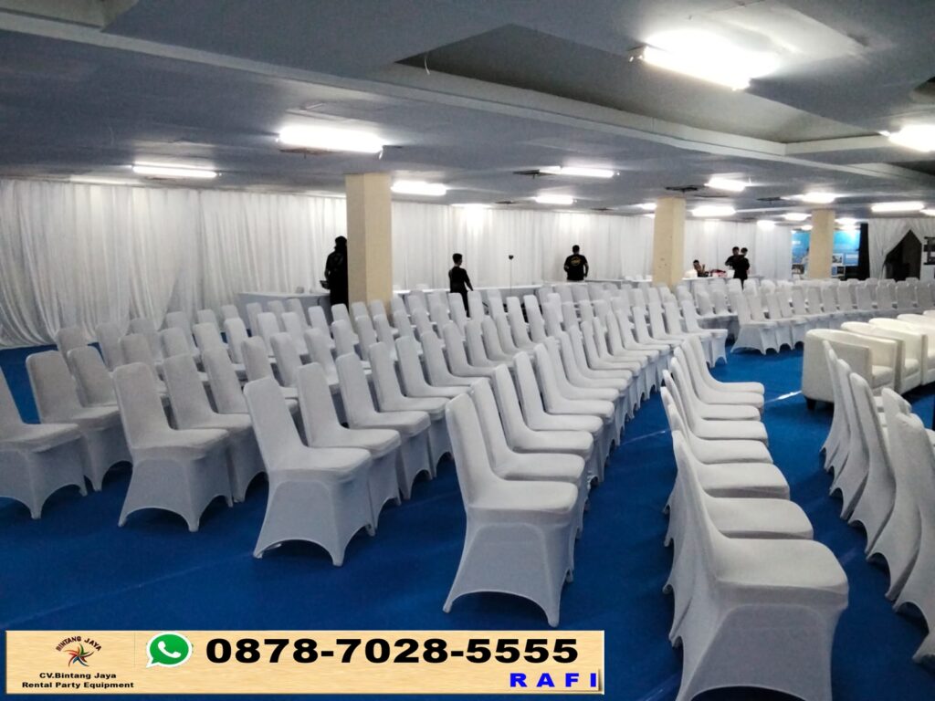 Sewa Kursi Dan Sarung Kursi Ketat Putih VIP Area Jakarta