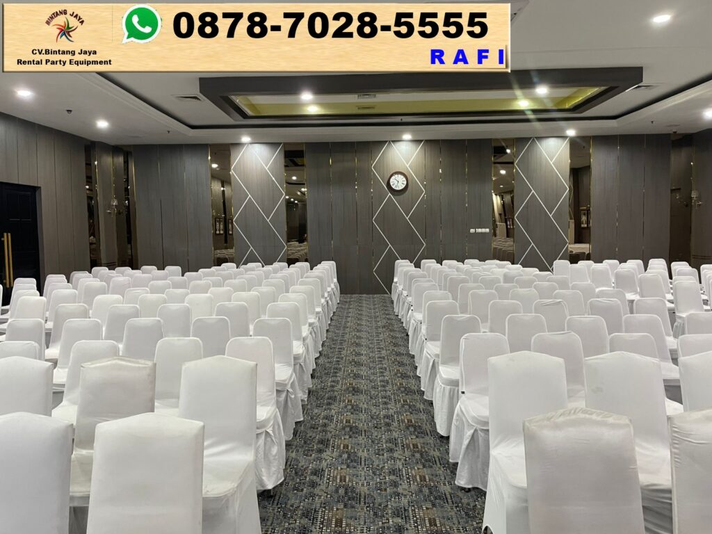 Sewa Kursi Dan Sarung Kursi Ketat Putih VIP Area Jakarta