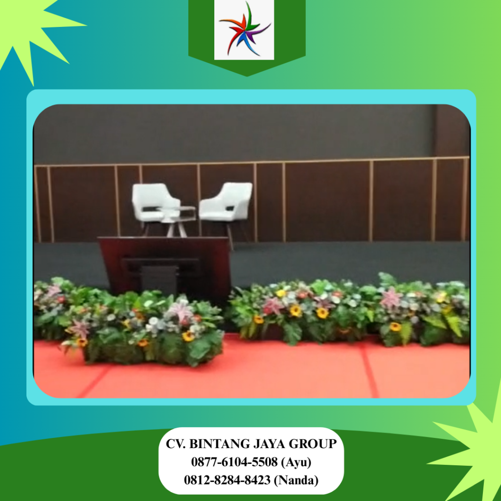 Sewa Mini Garden Panggung,Tirai,arm Chairs Jakarta