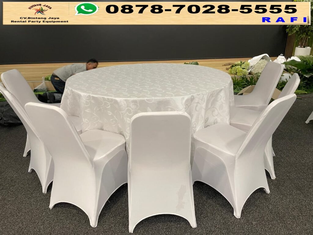 Layanan Sewa Futura Set Meja Bulat Event Menara Mandiri