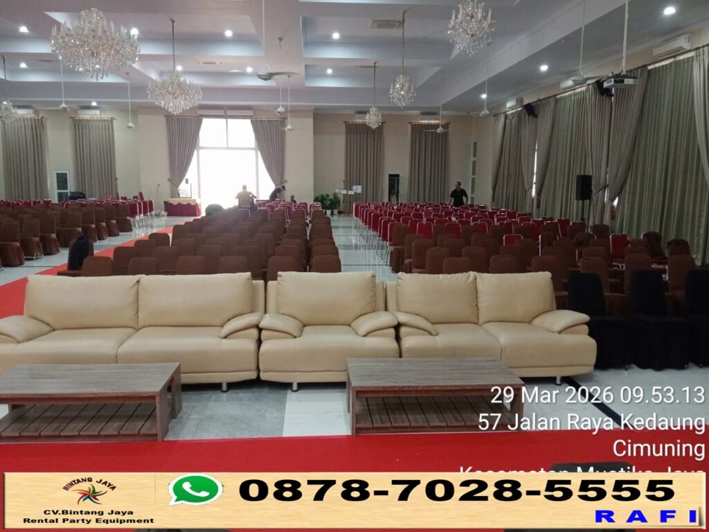 Rental Tirai Warna Cream Jakarta