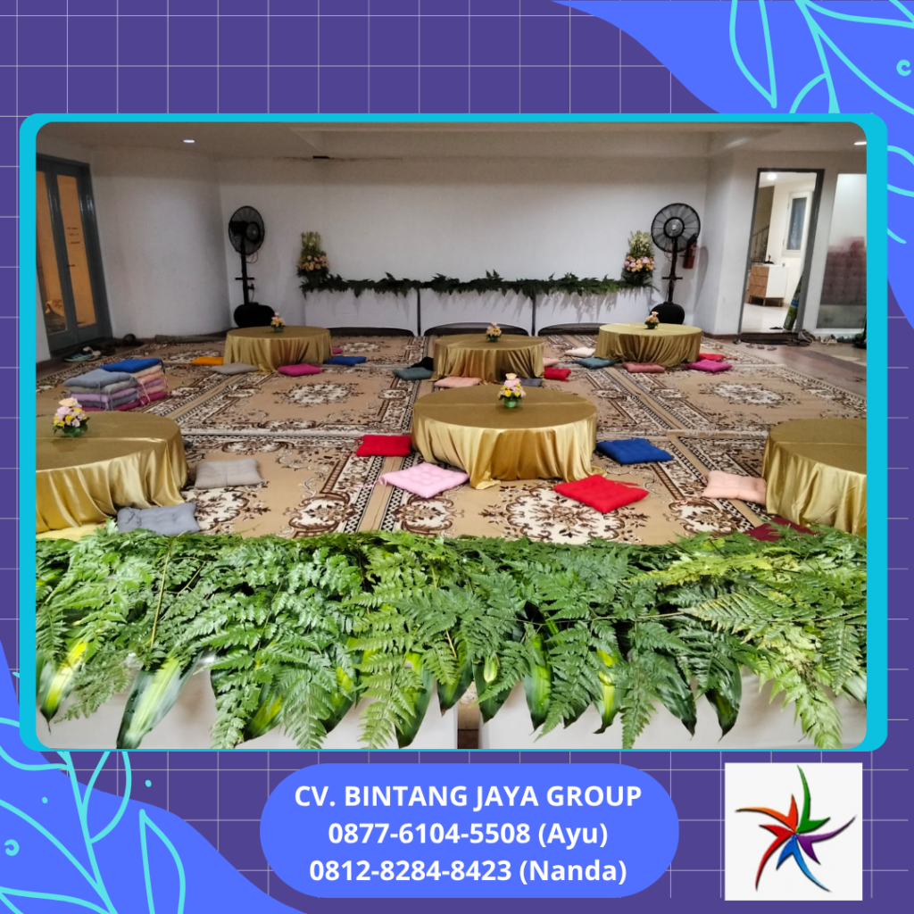 Sewa Meja Lesehan, Karpet Dan Bantal Lesehan Cikarang