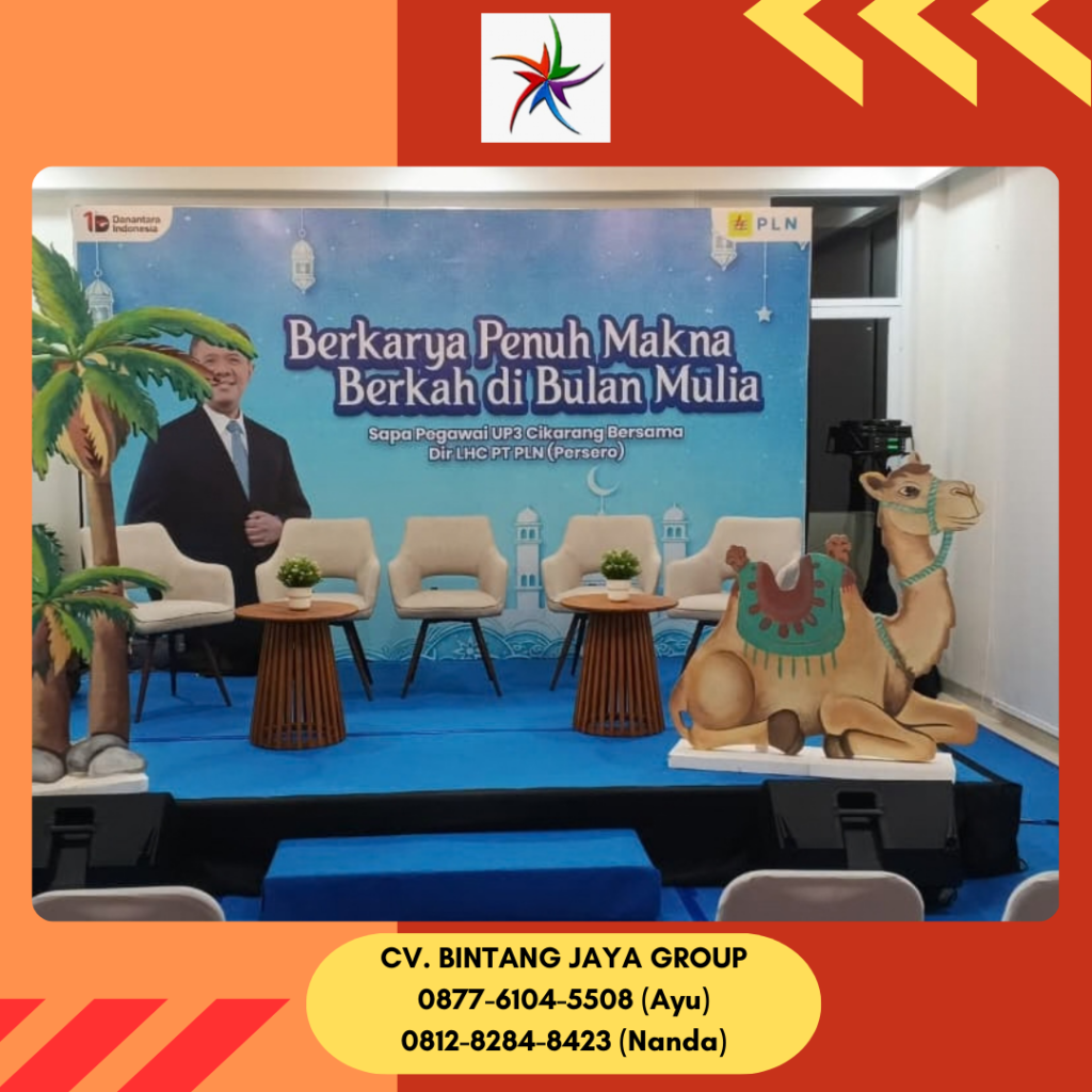 Sewa Meja, Panggung, Backdrop Cikarang