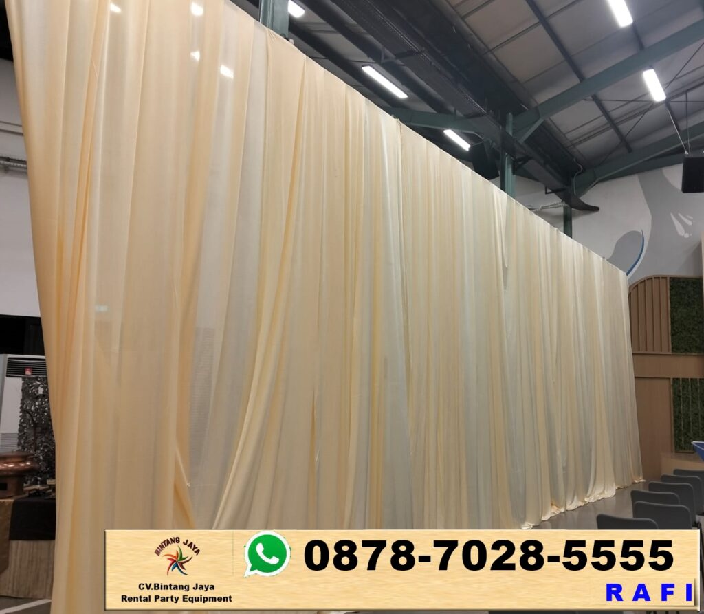 Jasa Sewa Tirai Putih Event Di Pondok Indah