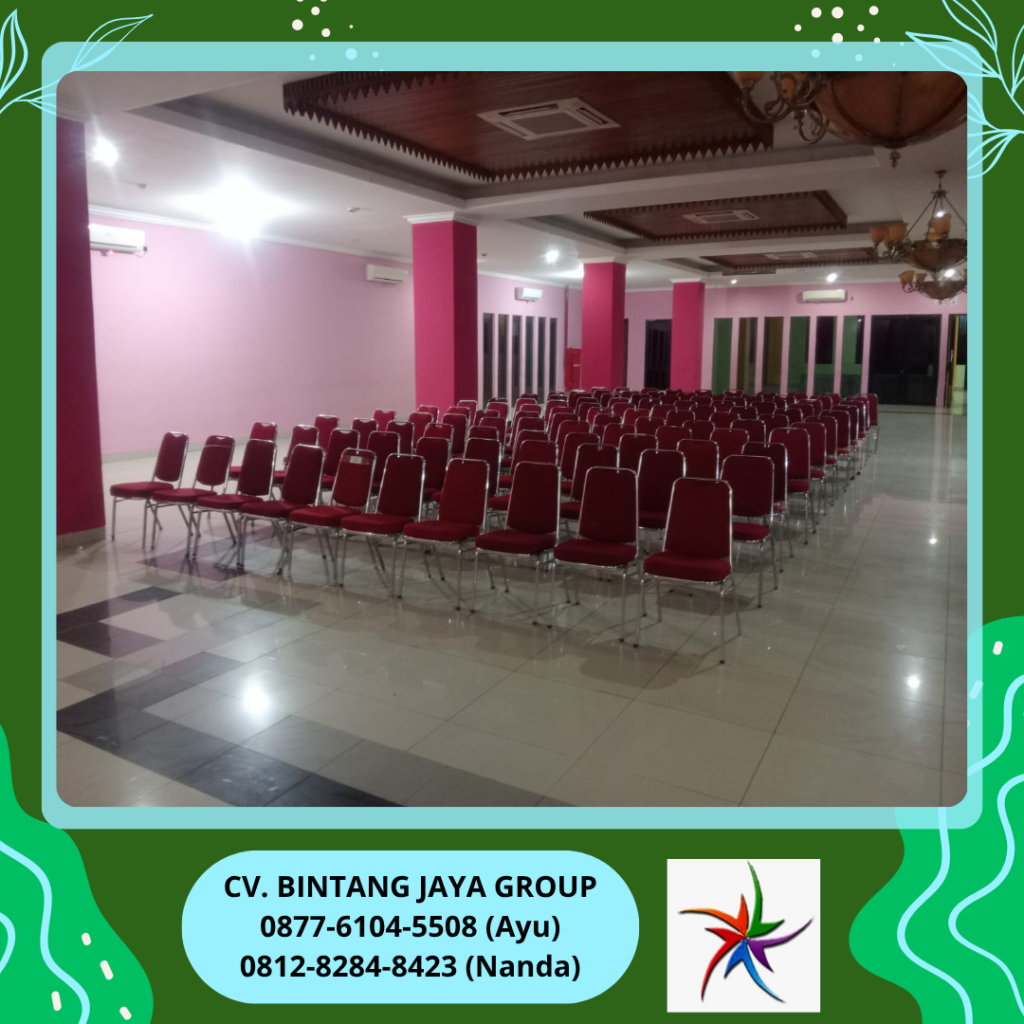 Rental Kursi Event Polos Merah Pasar Minggu Jakarta Selatan