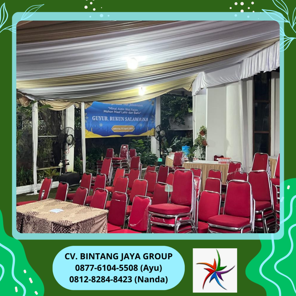 Rental Kursi Event Polos Merah Pasar Minggu Jakarta Selatan