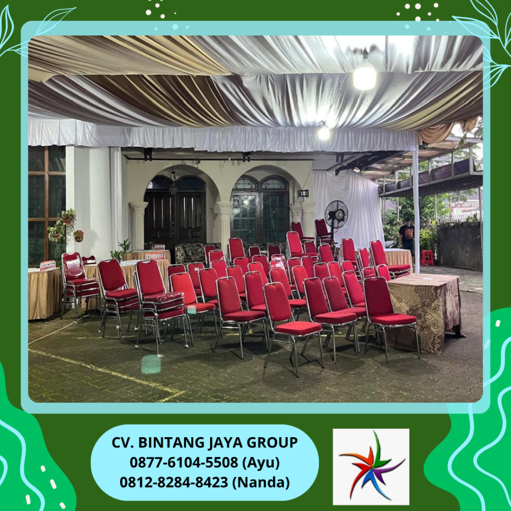 Rental Kursi Event Polos Merah Pasar Minggu Jakarta Selatan