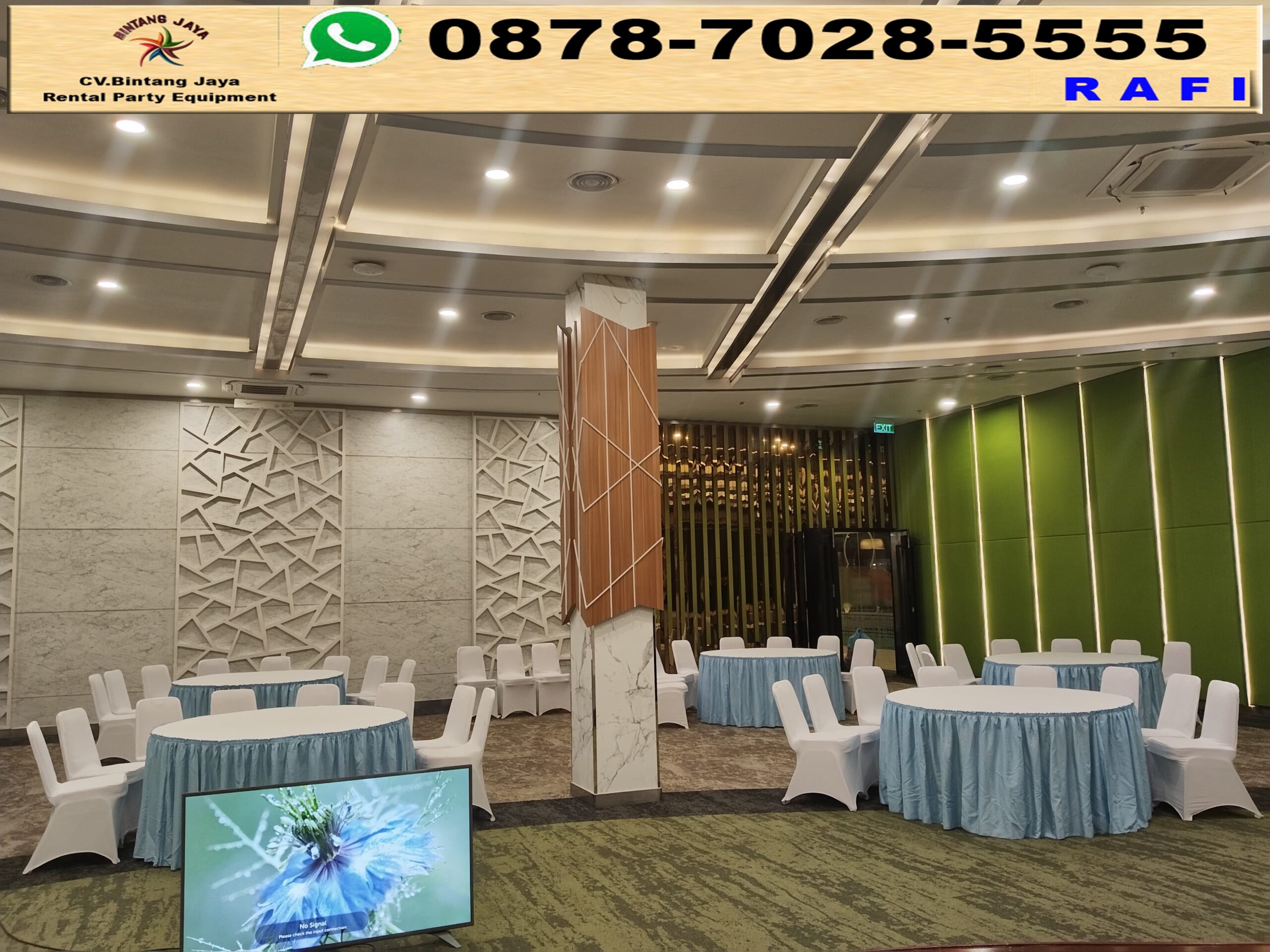 Sewa Meja Round Table Dan Kursi Futura Event Aiuditorium Briliant Jaksel